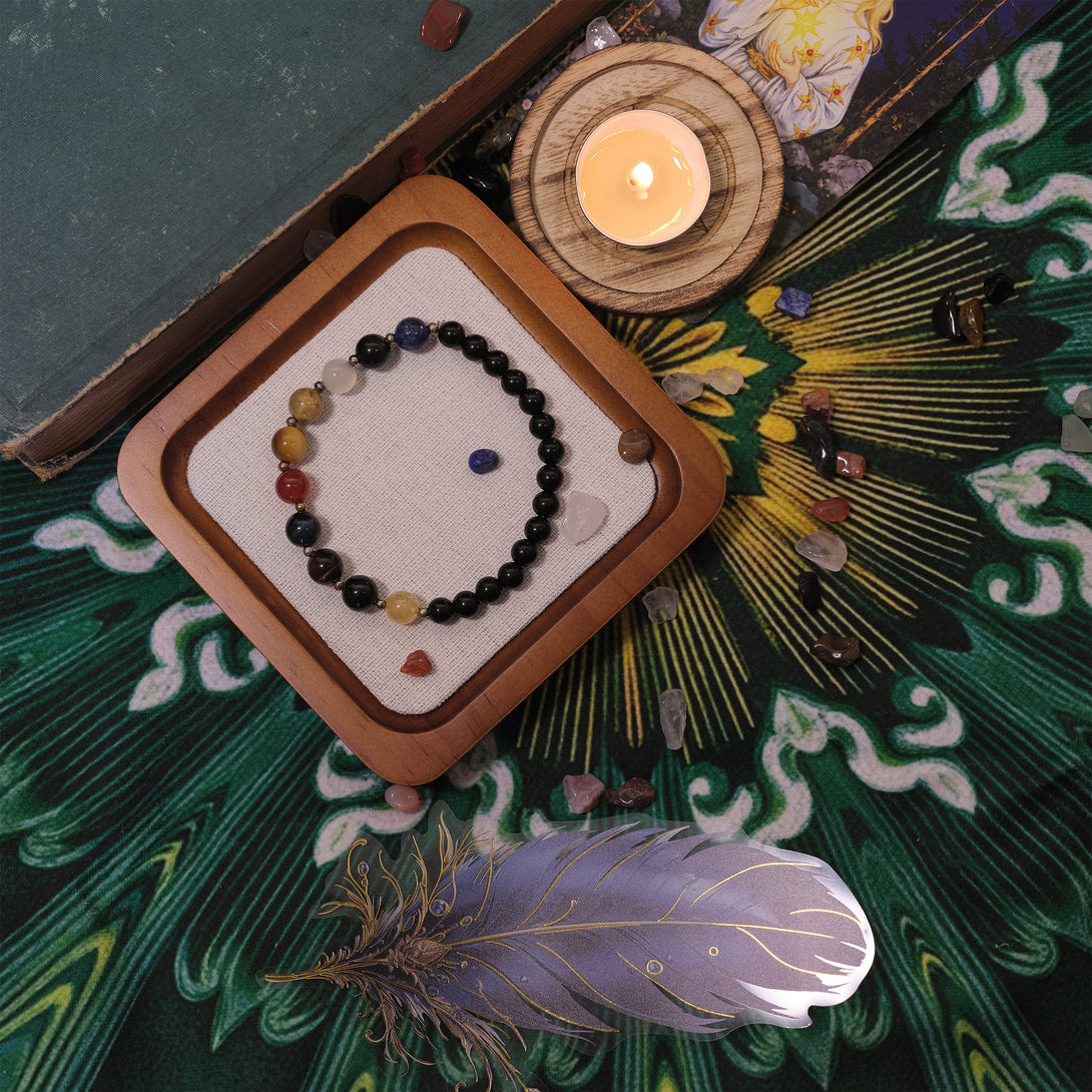 9 Planet Energy Bracelet - Solar System • Gemstones Energy