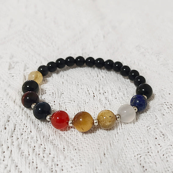 9 Planet Energy Bracelet - Solar System • Gemstones Energy