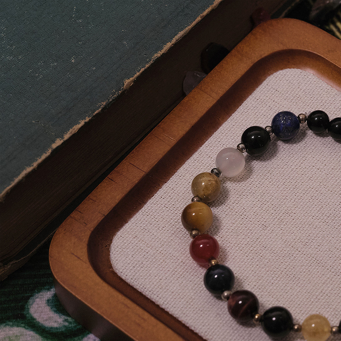 9 Planet Energy Bracelet - Solar System • Gemstones Energy