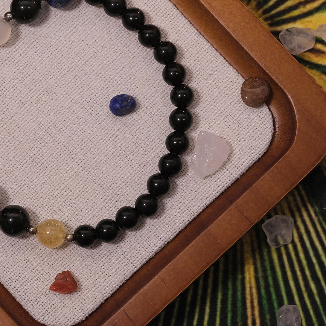 9 Planet Energy Bracelet - Solar System • Gemstones Energy