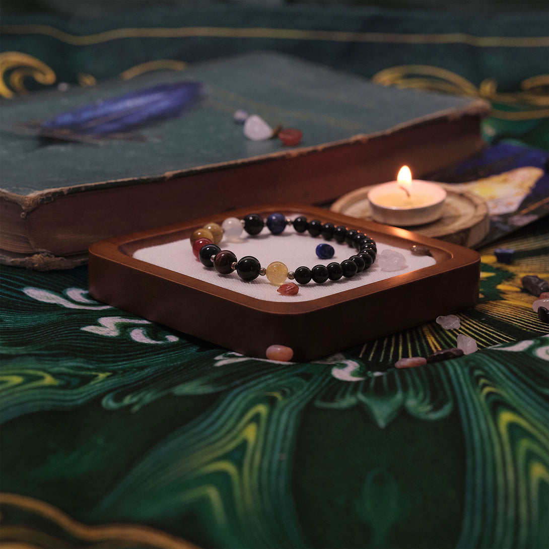 9 Planet Energy Bracelet - Solar System • Gemstones Energy