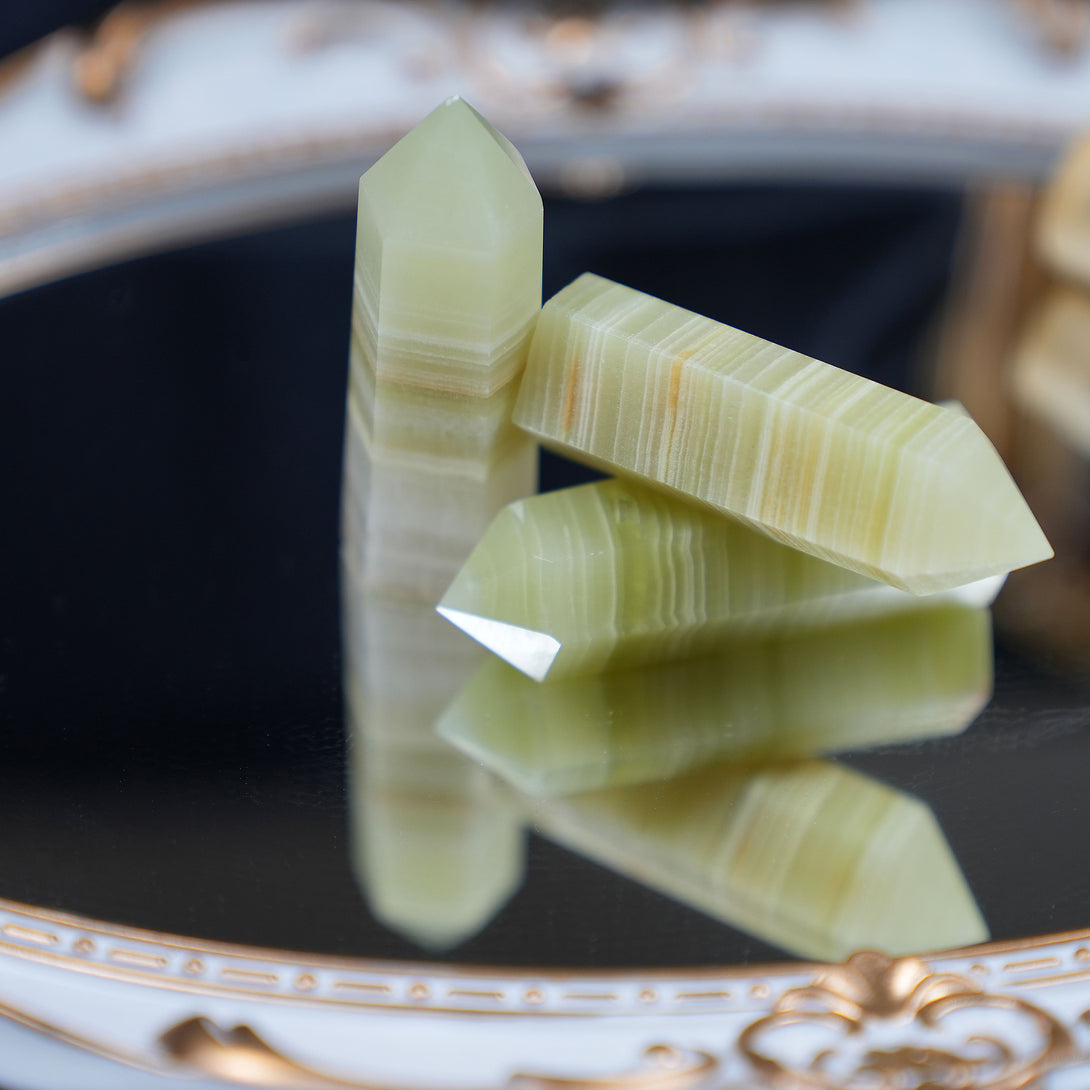 Afghan jade crystal points