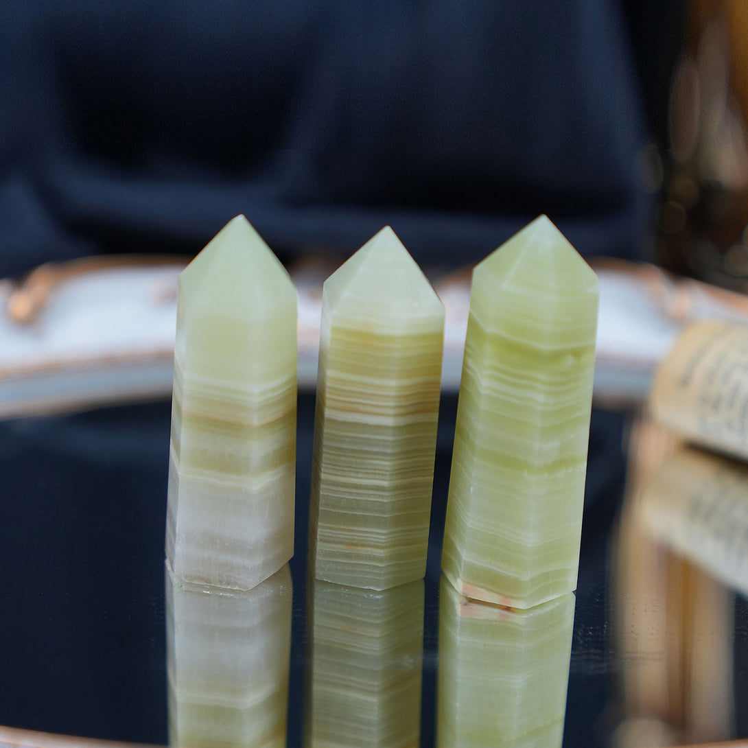 Afghan jade crystal points