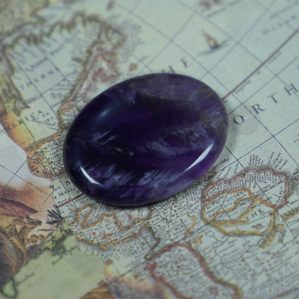 Amethyst Worry Stone