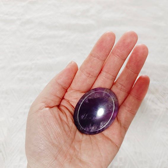 Amethyst Worry Stone