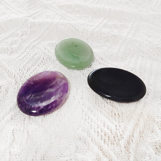 Amethyst Worry Stone