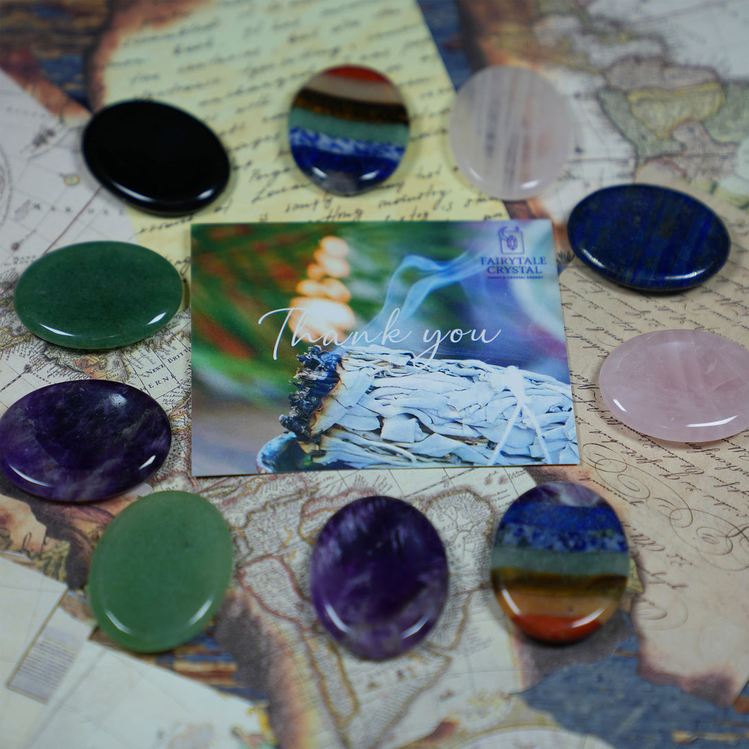 Amethyst Worry Stone