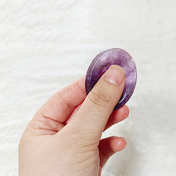 Amethyst Worry Stone 