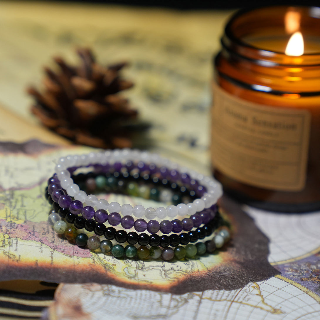 Anxiety & Depression Relief Crystal Bracelet Pack