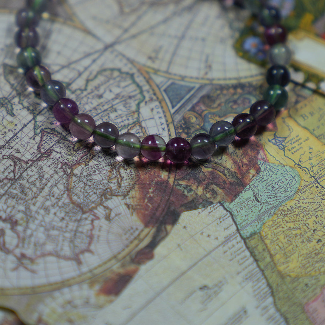Aquarius Fluorite Bracelet – Clarity, Creativity & Cosmic Vibes