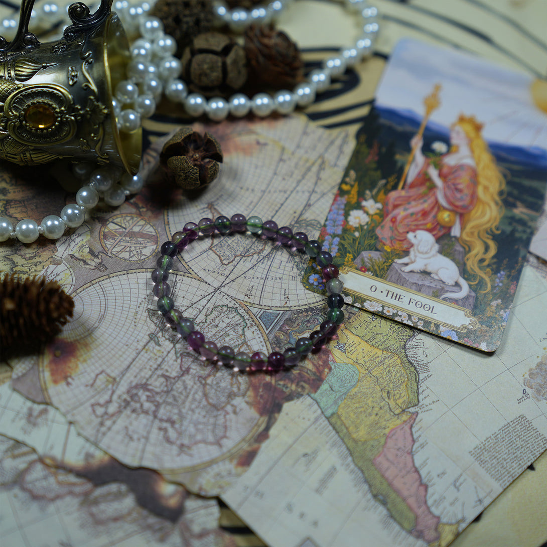 Aquarius Fluorite Bracelet – Clarity, Creativity & Cosmic Vibes