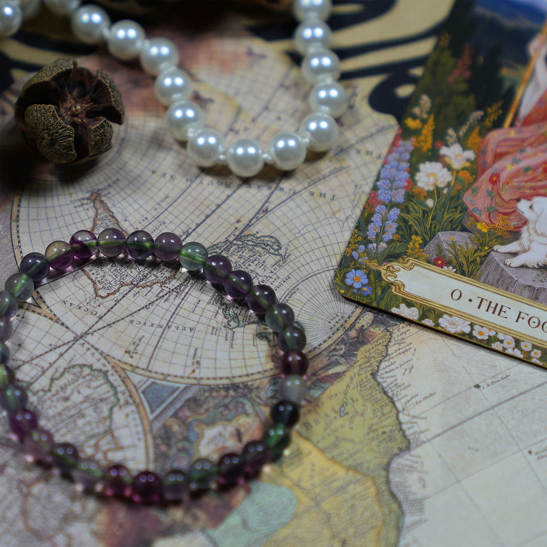 Aquarius Fluorite Bracelet – Clarity, Creativity & Cosmic Vibes