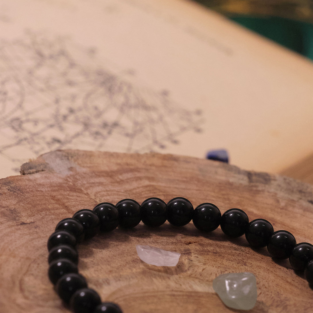 Capricorn Black Tourmaline Energy Bracelet