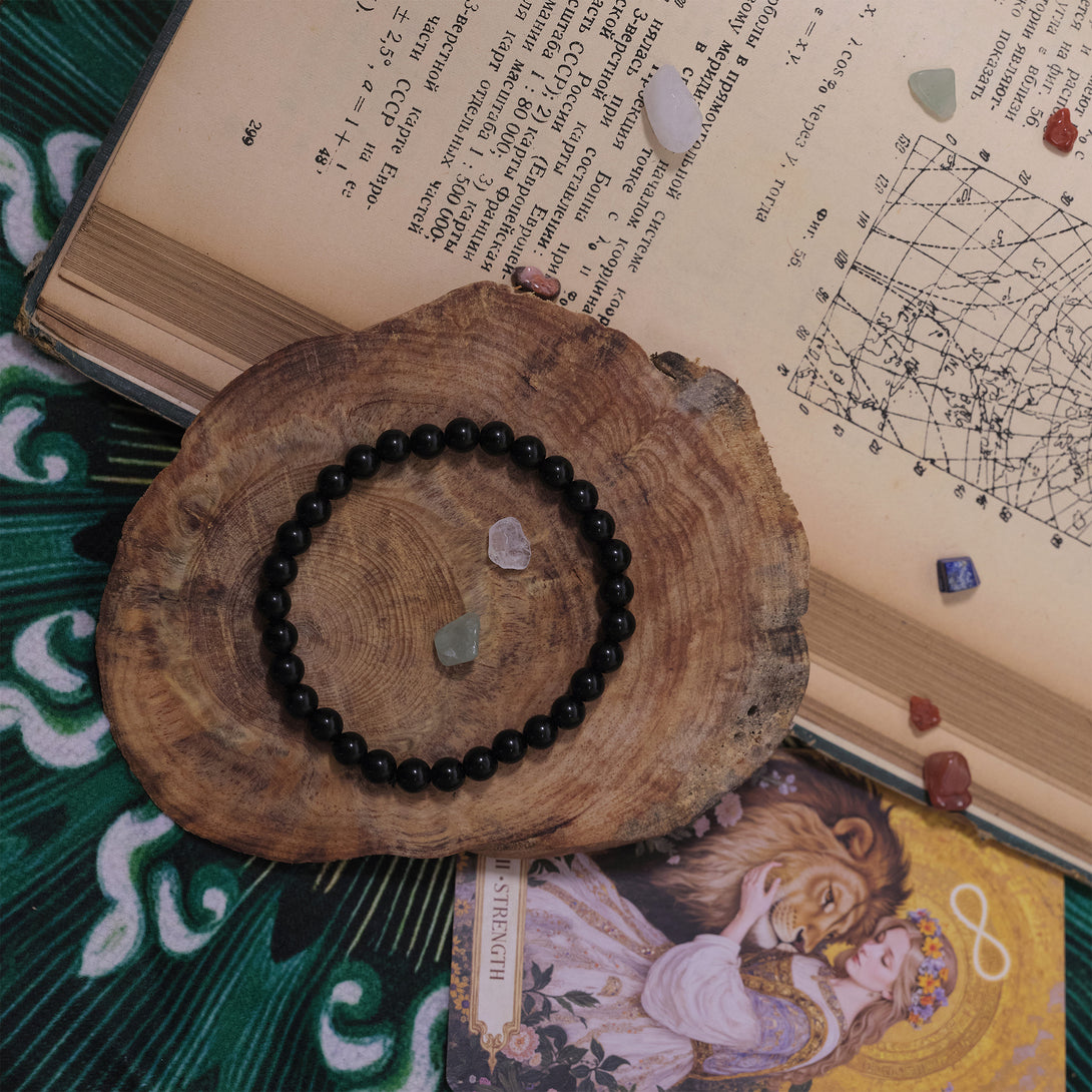 Capricorn Black Tourmaline Energy Bracelet