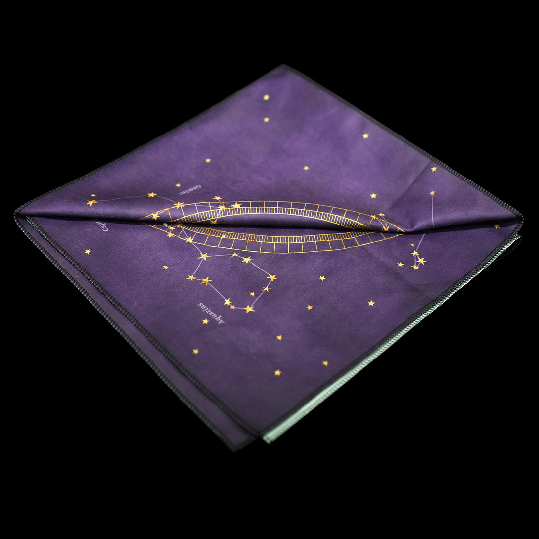Constellation Tarot Card Tablecloth - Purple Velvet