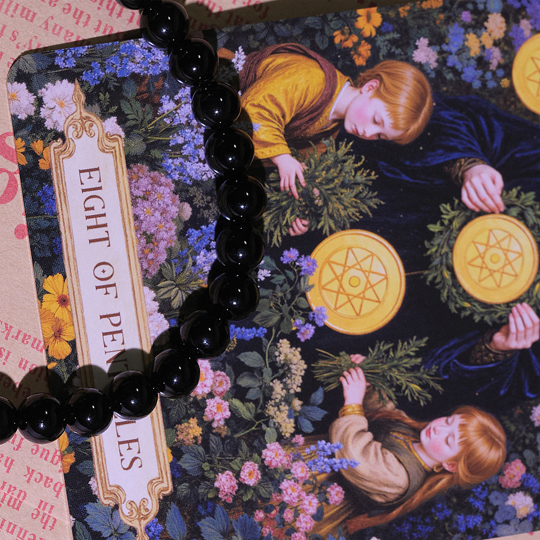 Scorpio Black Obsidian Bracelet 