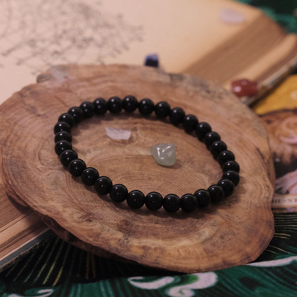 Black Tourmaline Energy Bracelet - Protection • Reclaim Your Power
