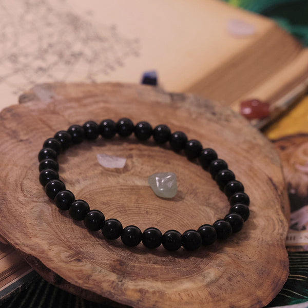 Capricorn Black Tourmaline Energy Bracelet