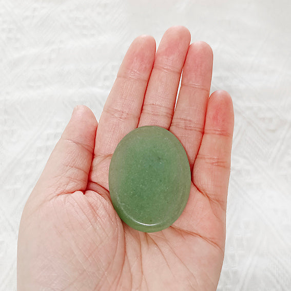 Green Jade Worry Stone