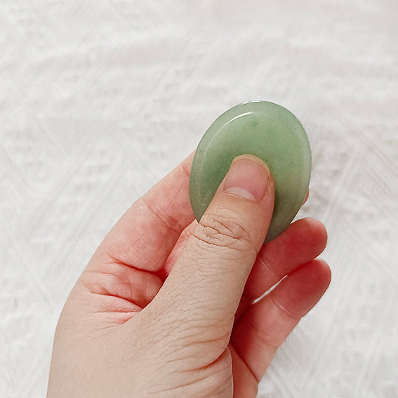 Green Jade Worry Stone