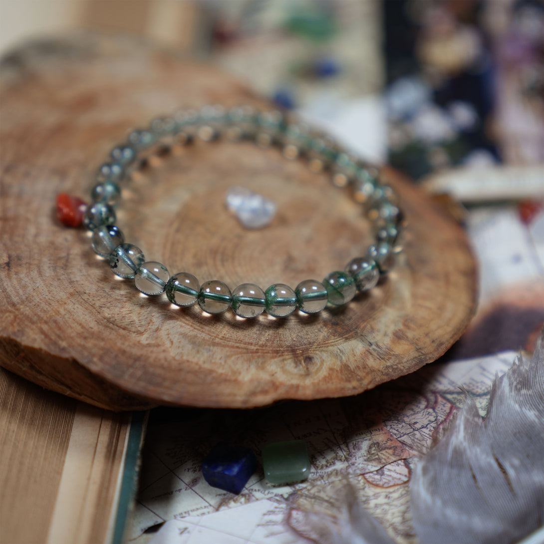 GreenPhantomQuartzBracelet