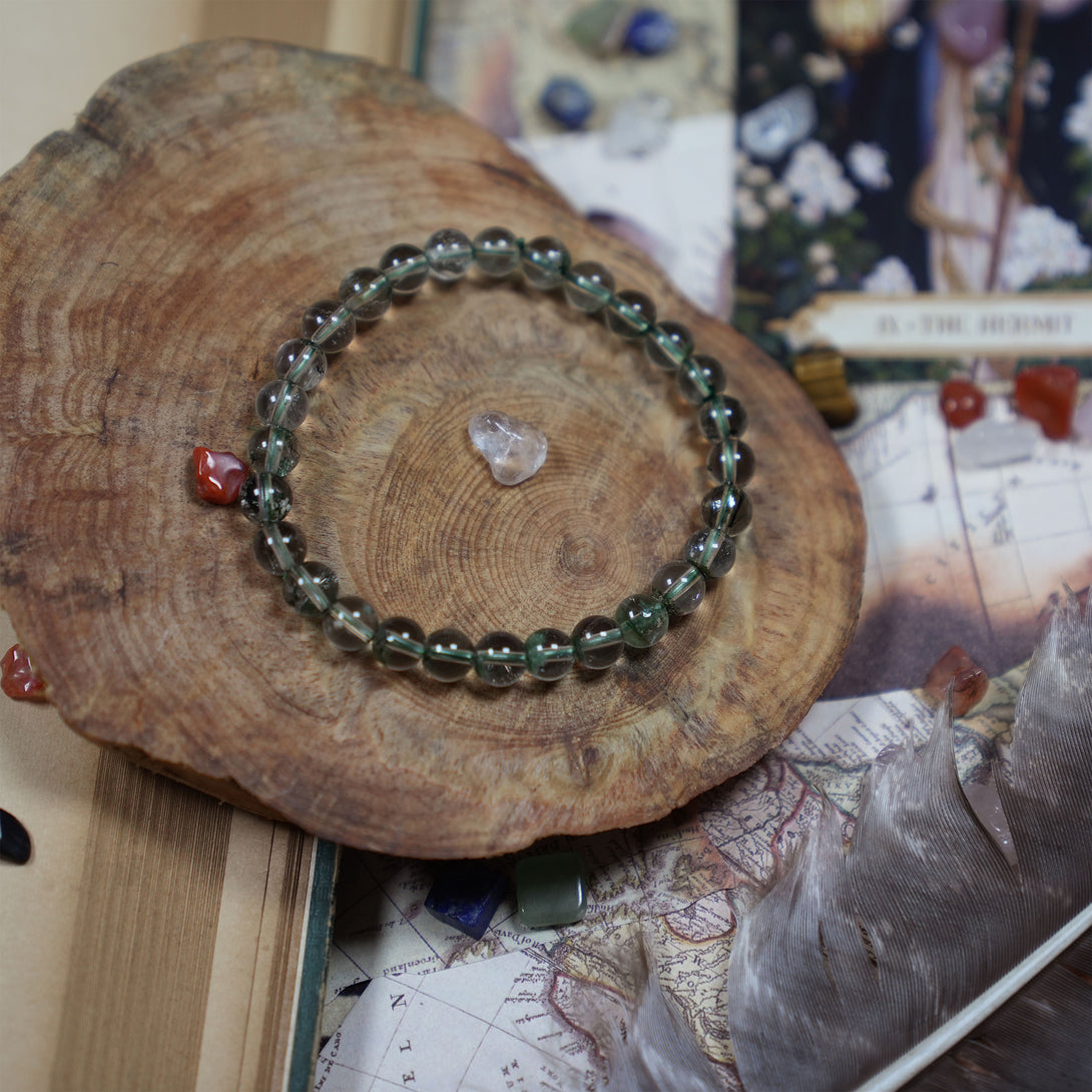 GreenPhantomQuartzBracelet