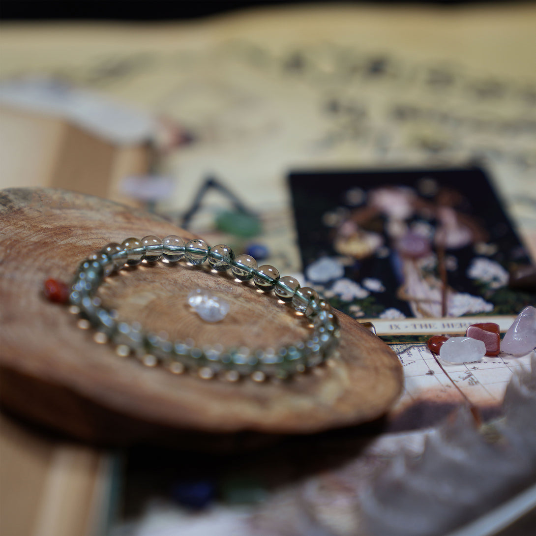GreenPhantomQuartzBracelet