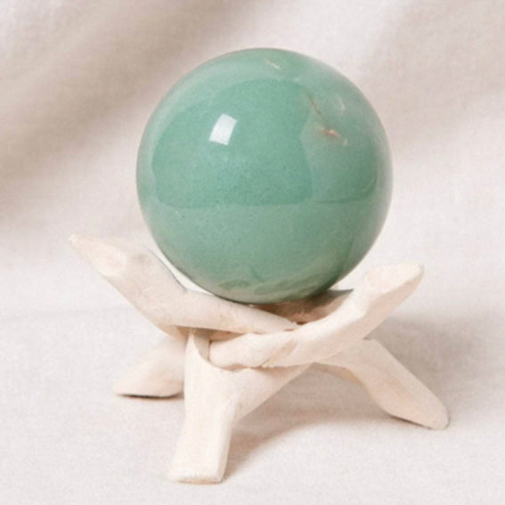 Healing Green Aventurine Sphere With Tripod