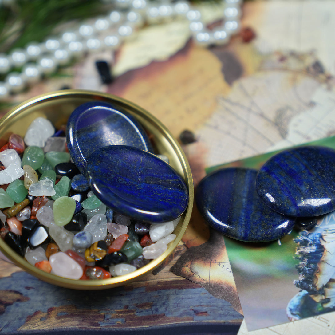 Lapis Lazuli Worry Stone 