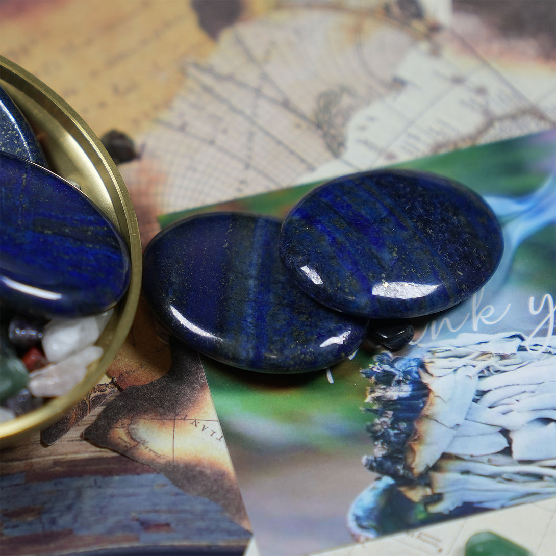 Lapis Lazuli Worry Stone 