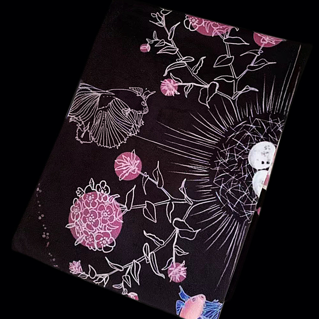 Moon Goldfish Vintage Velvet Taro （25.6×25.6 in）