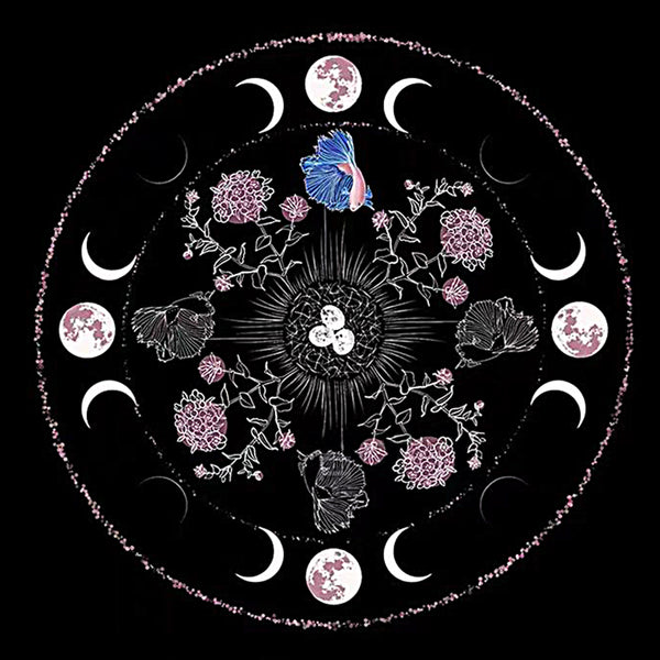 Moon Goldfish Vintage Velvet Taro （25.6×25.6 in）