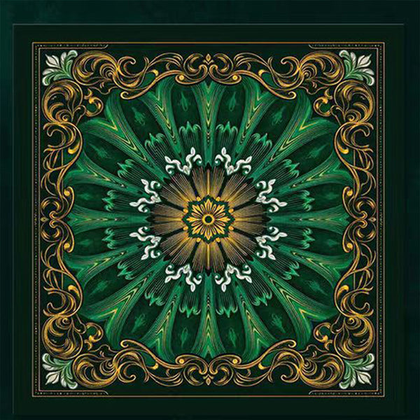 Moonshadow Floral Vow Tarot Card Tablecloth