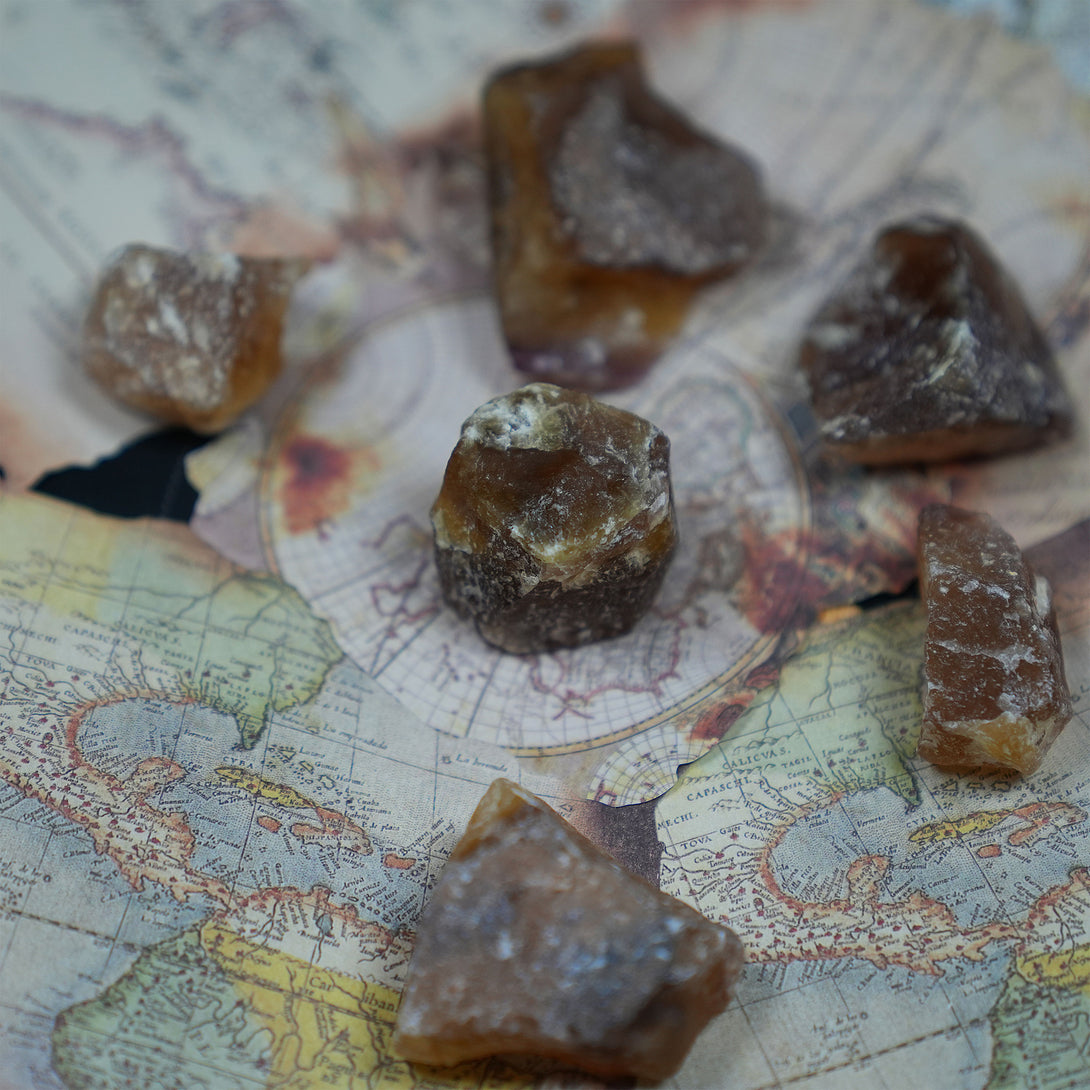 Raw Yellow Fluorite Crystal