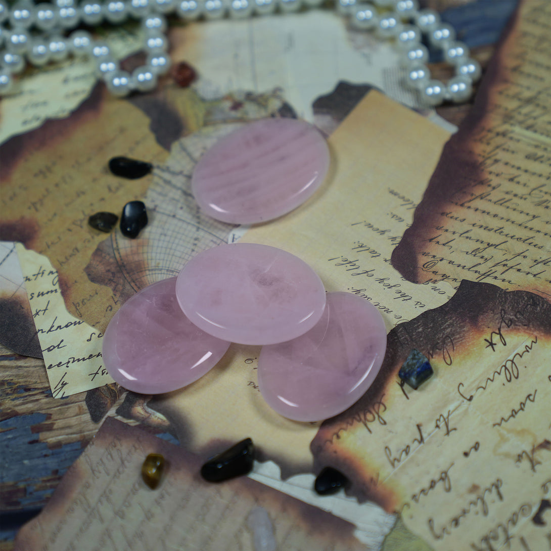 Rose Quartz Worry Stone