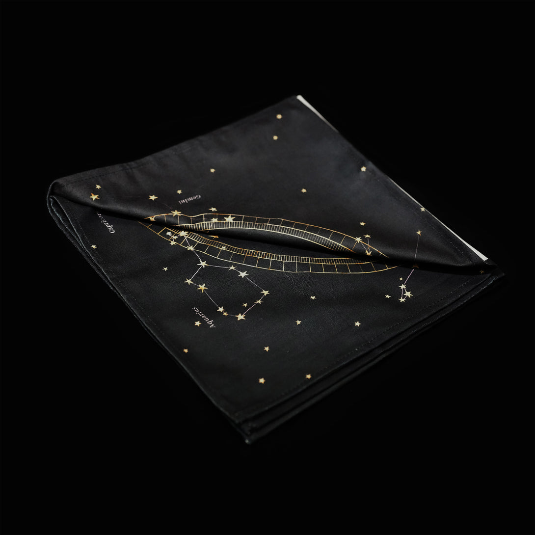 Constellation Tarot Card Tablecloth - Black Velvet