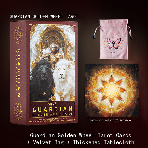 Guardian of the Golden Wheel Tarot - A Classic Rider-Waite Deck for Beginners
